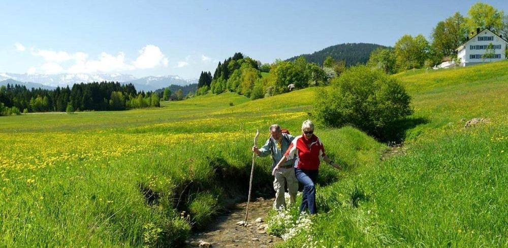 Ferienwohnung Pickenhan Scheidegg Esterno foto